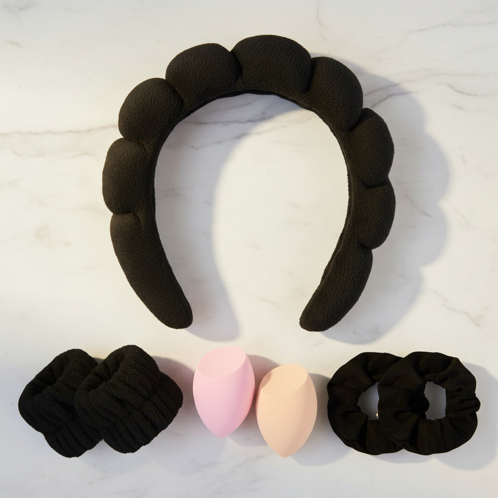 Kit de Diadema de Maquillaje y Spa